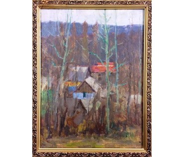 Картина "Неманские берега". Дмухайло И.С. 1960г. №198