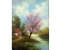 Картина "Весенний пейзаж". Baues Ludovic(1864-1937); Бельгия (артикул №245) - фото №1