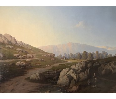 Картина "Охотники на привале". (артикул №287) - фото №4