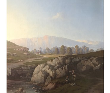 Картина "Охотники на привале". (артикул №287) - фото №5