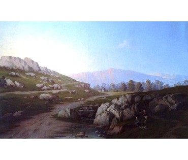 Картина "Охотники на привале". (артикул №287) - фото №7