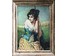 Картина "Девушка во ржи". Biron J. 19 век. Франция. (артикул №307) - фото №1