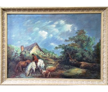 Картина "Перед бурей". Нач.20в. №320
