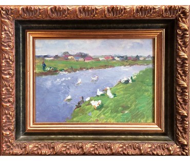 Картина "Гусиное царство". Тюрин В.П. 1959 год. №336