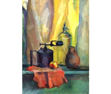Картина "Натюрморт с паяльной лампой". №360