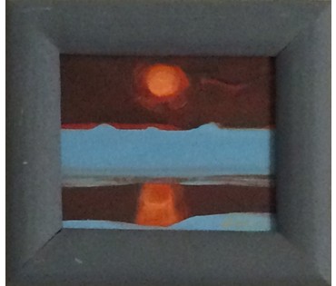 Картина "Лунный вечер". Щемелев Леонид Дмитриевич 2003г. №374