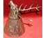 Кубок-перевертыш,украшенный головой оленя, с рельефным изображением "Охота на медведя"