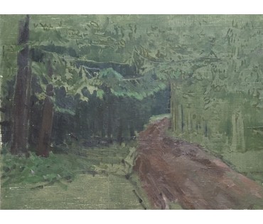 Азгур (Горелова) Г.Г. - "Ночной лес", 1954 г. №497